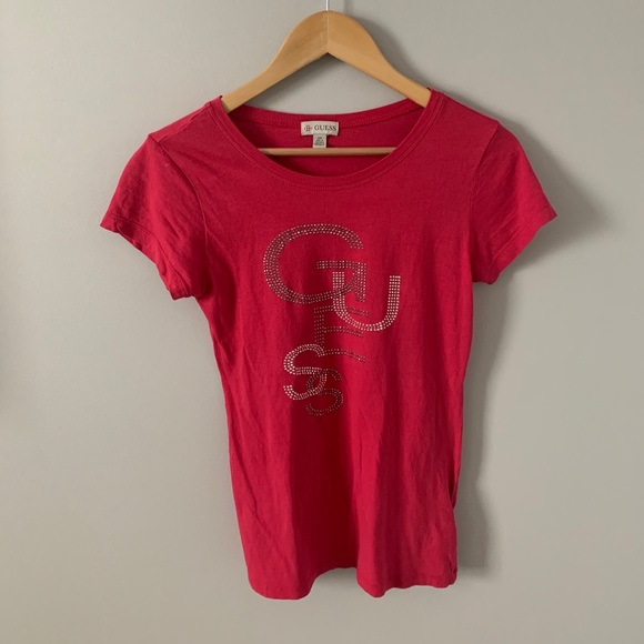 Guess Rhinestone Tee - Picture 1 of 4